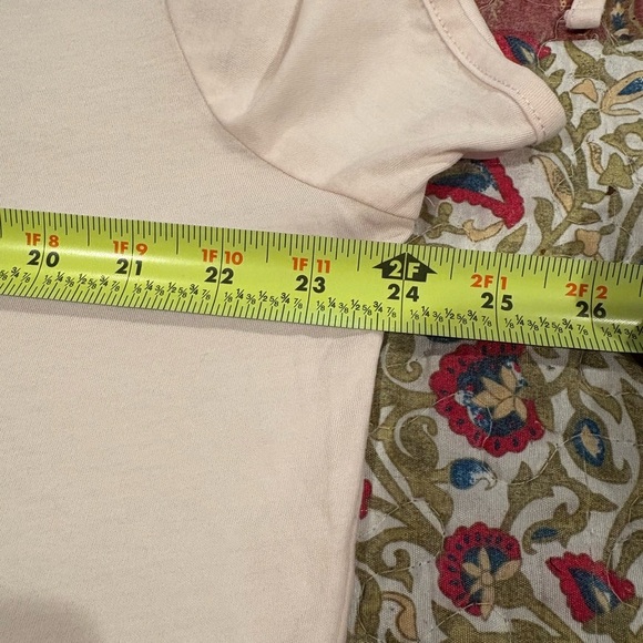 All Saints Kay Short Split Sleeve Tee in Blush Light Pink - Picture 5 of 13